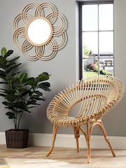 Desser Natural Shanghai Wicker Rattan Chair - Image 1 of 4
