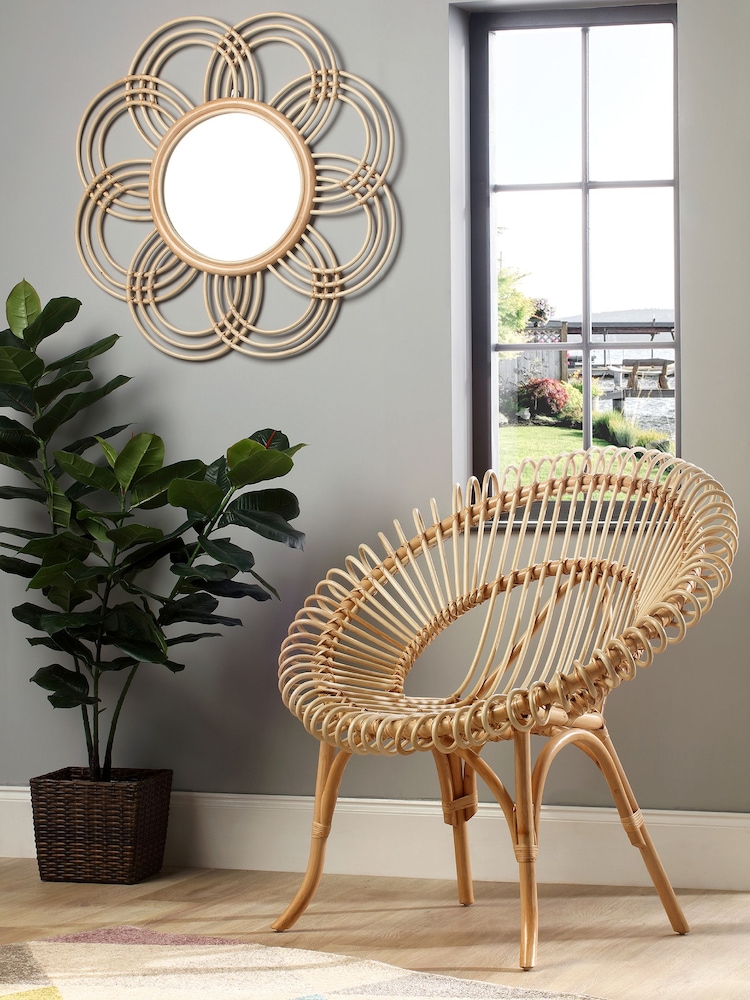 Desser Natural Shanghai Wicker Rattan Chair - Image 1 of 4