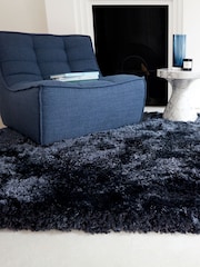 Asiatic Rugs Navy Plush Rug - Image 1 of 6