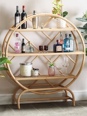 Desser Natural Small Rattan Etagere Bookshelf - Image 1 of 2