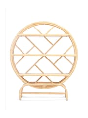 Desser Natural Small Rattan Etagere Bookshelf - Image 2 of 2