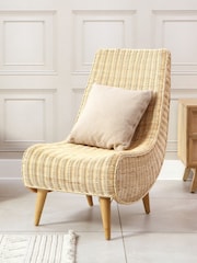Desser Natural Teardrop Wicker Rattan Chair - Image 1 of 3