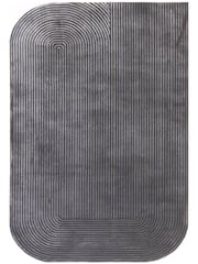 Asiatic Rugs Black Charcoal Kuza Shape Rug - Image 3 of 3