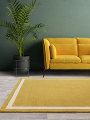 Asiatic Rugs Ochre Albi Border Rug - Image 1 of 4