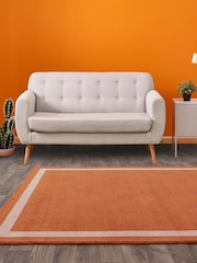 Asiatic Rugs Orange Albi Border Rug - Image 1 of 4
