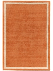 Asiatic Rugs Orange Albi Border Rug - Image 2 of 4