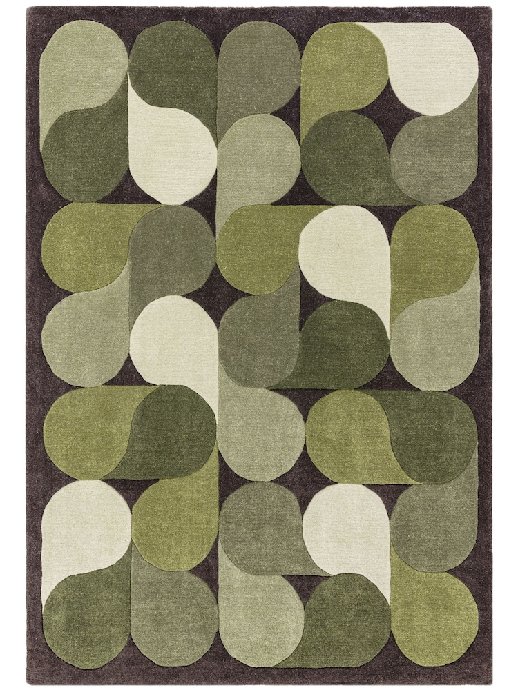 Asiatic Rugs Green Romy Jive Rug - Image 2 of 6