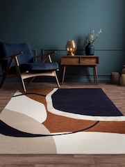 Asiatic Rugs Rust Matrix Signature Rug - Image 1 of 4
