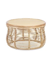 Desser Natural Royal Wicker Rattan Coffee Table - Image 3 of 4