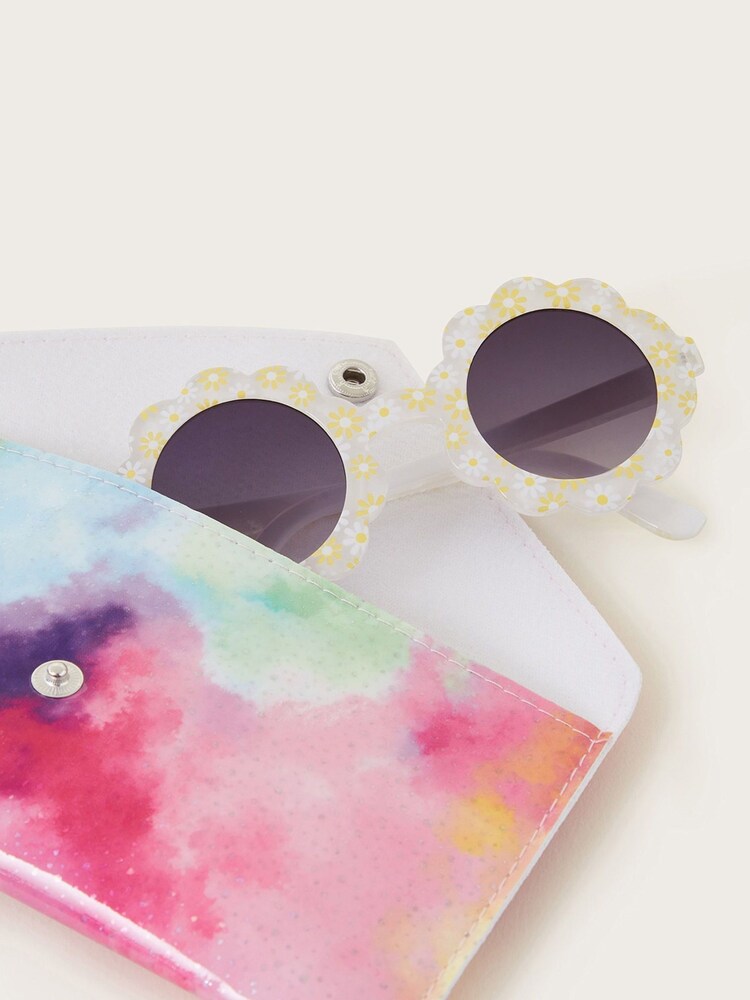 Monsoon Yellow Baby Daisy Sunglasses with Case - Image 2 of 2