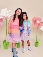 Rainbow Dobby Dress - Image 1 of 4