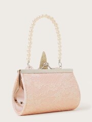 Monsoon Pink Flower Unicorn Mini Bag - Image 2 of 3