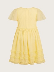 Monsoon Yellow Unicorn Print 100% Cotton Dress - Image 2 of 3