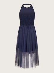 Monsoon Blue Hayley Lace Prom Dress - Image 2 of 3