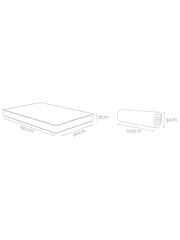 Jay-Be Natural Bamboo Viscose E-pocket Kids Mattress - Image 6 of 6