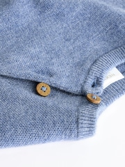 Blue Knitted Top and Leggings Baby Set (0mths-2yrs) - Image 10 of 12