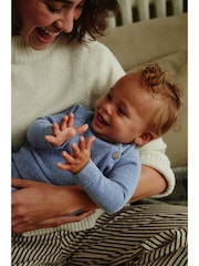 Blue Knitted Top and Leggings Baby Set (0mths-2yrs) - Image 12 of 12