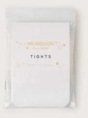 Monsoon White Butterfly Lace Tights - Image 2 of 2