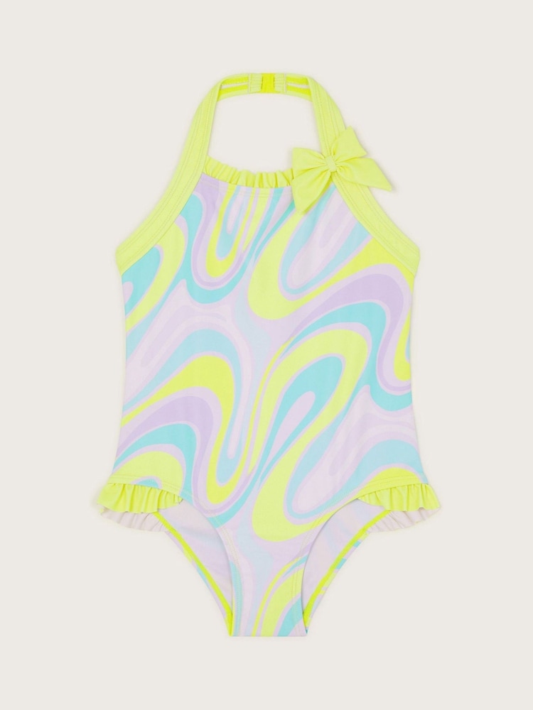 Monsoon Crazy Wave Print Badeanzug - Bild 1 von 3