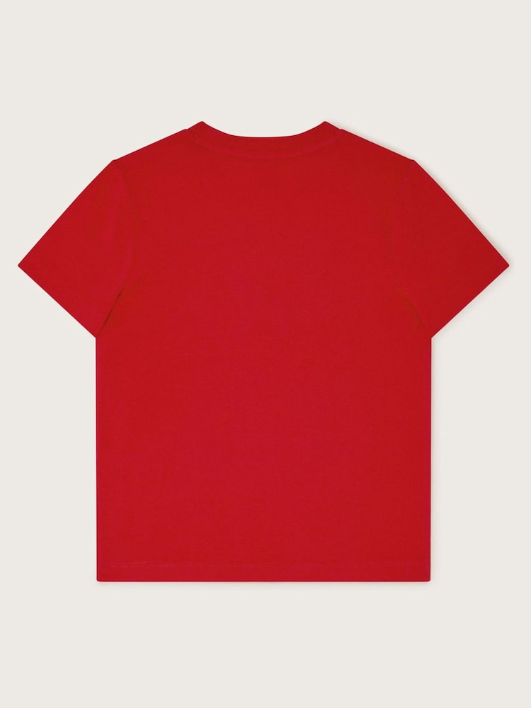 Monsoon Red Dog Skateboard 100% Cotton T-Shirt - Image 2 of 3