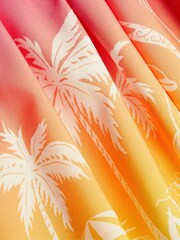 Monsoon Pink Palm Print Playsuit - Image 3 of 3