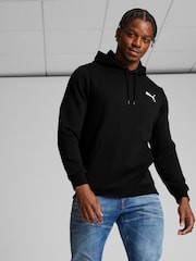 Puma Black Mens Essentials Small Logo Hoodie - Image 1 of 7