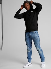 Puma Black Mens Essentials Small Logo Hoodie - Image 3 of 7