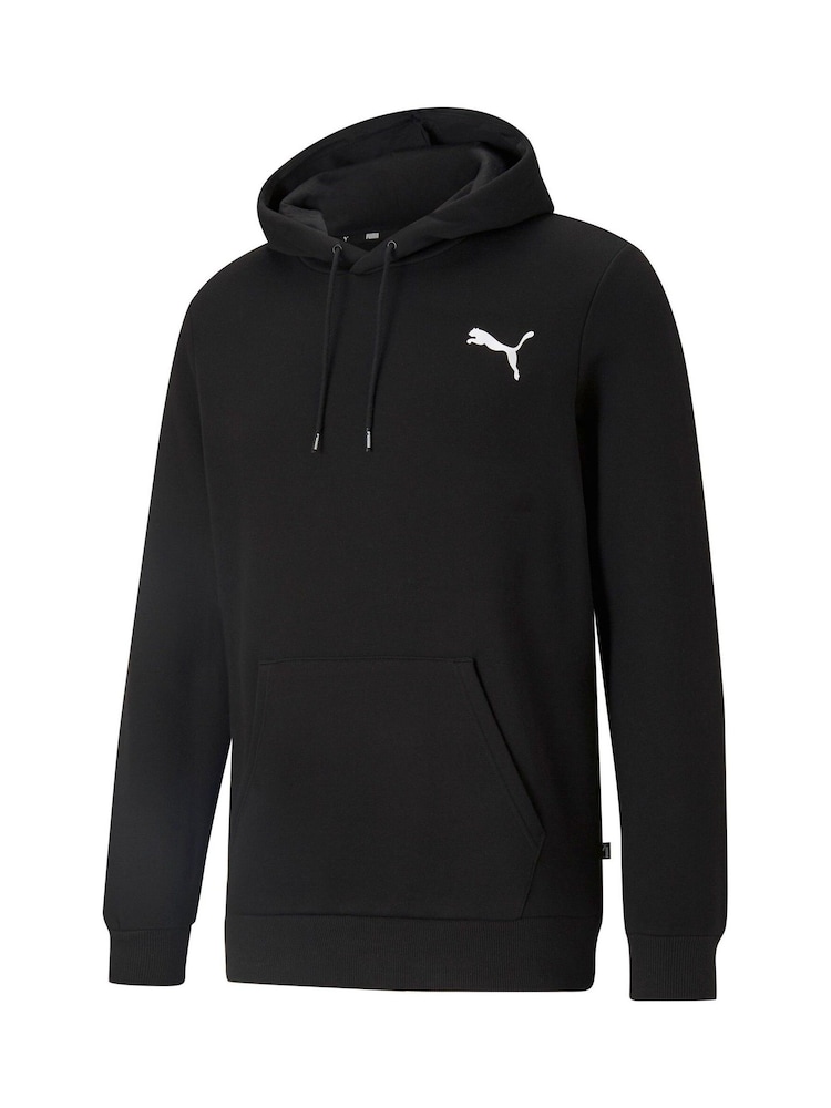 Puma Black Mens Essentials Small Logo Hoodie - Image 6 of 7