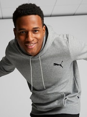 Puma Grey Mens Essentials Small Logo Hoodie - Image 3 of 8