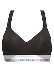 Calvin Klein Black Classic Slogan Lift Bralette - Image 4 of 4