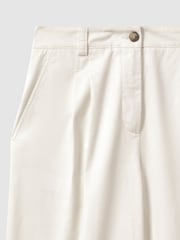 Weiß - Reiss Astrid Wide-Leg-Hose aus Baumwollmischung - Bild 6 von 6