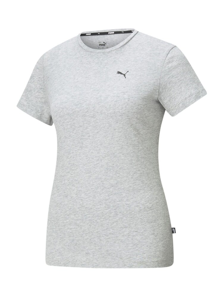 Puma Grey Womens Small Essentials Logo 100% Cotton T-Shirt - Image 1 of 2