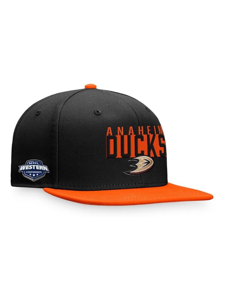 Fanatics NHL Anaheim Ducks Fundamental Colour Blocked Snapback Black Cap - Image 1 of 3