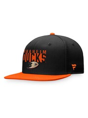 Fanatics NHL Anaheim Ducks Fundamental Colour Blocked Snapback Black Cap - Image 2 of 3