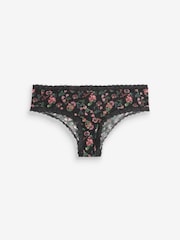 Black/Red Hipster Knickers 3 Pack - Image 6 of 10