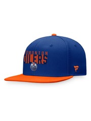 Fanatics Blå NHL Edmonton Oilers Fundamental Color Blocked Snapback Keps - Bild 1 av 3