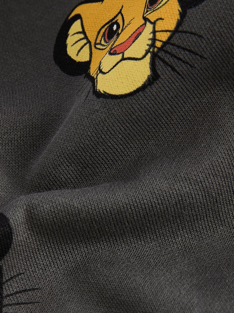 Charcoal Grey Lion King 100% Cotton Sweatshirt and Joggers Set (3mths-7yrs) - Image 11 of 11