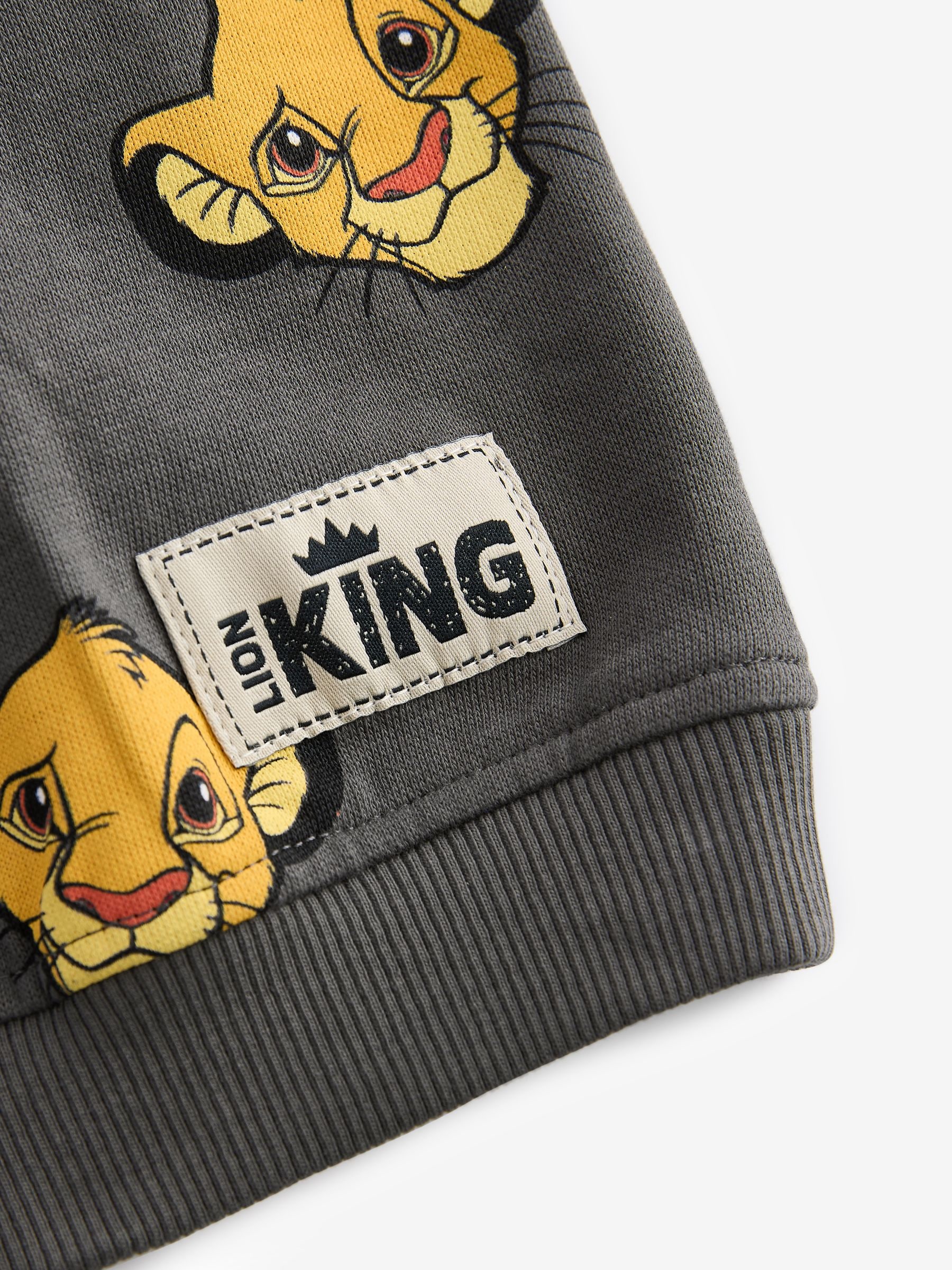 Buy Charcoal Grey Lion King 100% Cotton Sweatshirt and