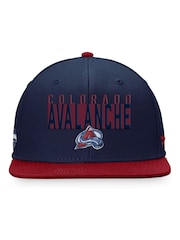 Fanatics Blue NHL Colourado Avalanche Fundamental Colour Blocked Snapback Cap - Image 3 of 3