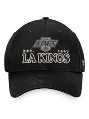 Fanatics Unisex 100% Cotton NHL Los Angeles Kings Heritage Unstructured Adjustable Black Cap - Image 2 of 3