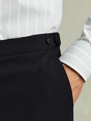 Reiss Navy Trial Jersey Suit Trousers - Image 3 of 5
