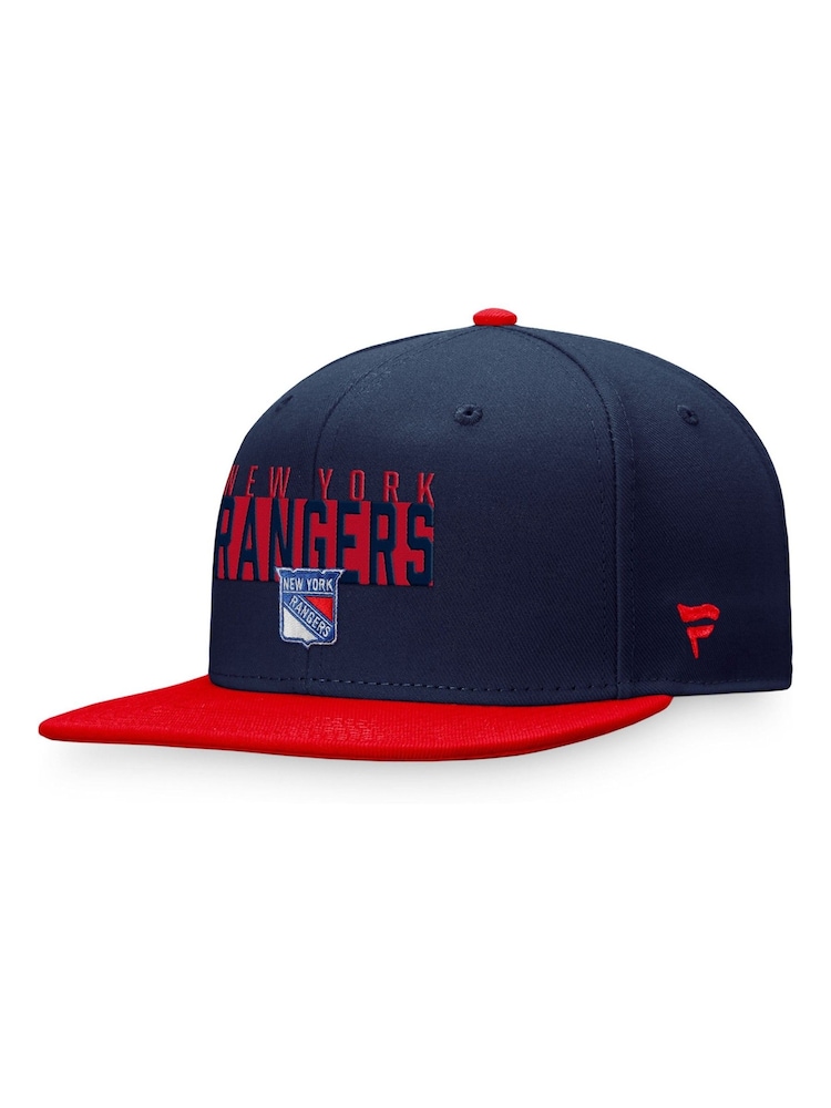 Fanatics Blue NHL New York Rangers Fundamental Colour Blocked Snapback Cap - Image 1 of 3 Fanatics Blue NHL New York Rangers Fundamental Colour Blocked Snapback Cap - Image 1 of 3