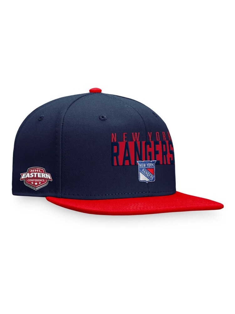 Fanatics Blue NHL New York Rangers Fundamental Colour Blocked Snapback Cap - Image 2 of 3 Fanatics Blue NHL New York Rangers Fundamental Colour Blocked Snapback Cap - Image 2 of 3
