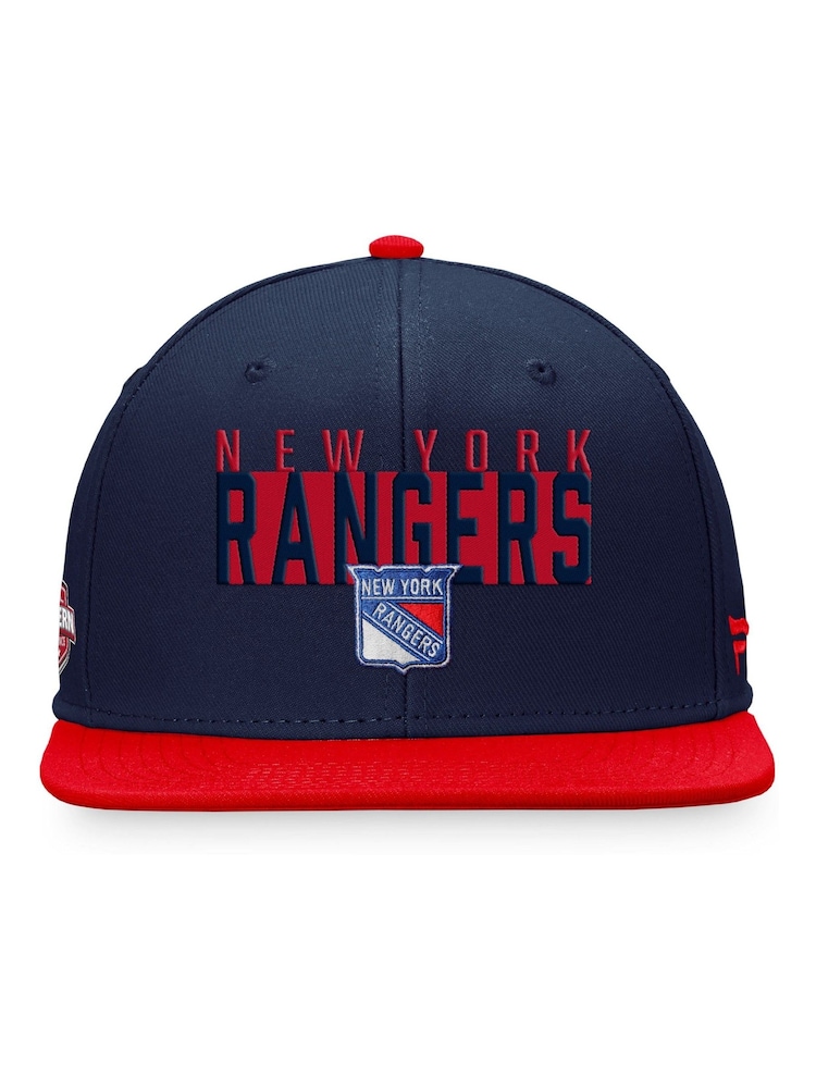 Fanatics Blue NHL New York Rangers Fundamental Colour Blocked Snapback Cap - Image 3 of 3 Fanatics Blue NHL New York Rangers Fundamental Colour Blocked Snapback Cap - Image 3 of 3