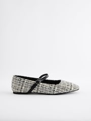 Blue & White Extra Wide Fit Forever Comfort® Square Toe Mary Jane Shoes - Image 2 of 5