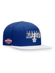 قبعة كباسات خلفية سوداء بلون أزرق بتصميم ألوان متداخلة لفريق NHL Toronto Maple Leafs من Fanatics - صورة 1 من 3
