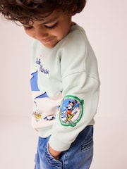 Blue Skiing Mickey Mouse Crew Neck Sweatshirt (3mths-8yrs) - Image 4 of 8