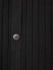 Reiss Black Etienne Ribbed Elasticated Waist Shorts - Image 6 of 6