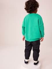 Green Christmas Mickey Mouse Crew Neck Sweatshirt (3mths-8yrs) - Image 3 of 8