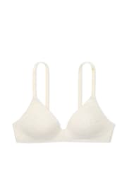 Victoria's Secret PINK Nude Oatmeal Heather Non Wired Lightly Lined Bra - Image 3 of 3